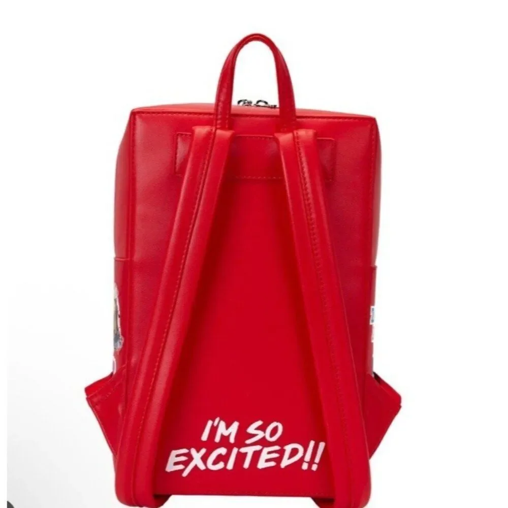 Loungefly Saved By The Bell Bayside High Locker Figural Zach Red Backpack NWT